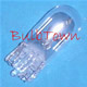  #1112 MINIATURE BULB GLASS WEDGE BASE - 12 Volt 1.2 Watt T3-1/4 Glass Wedge Base, 1,000 Average Rated Hours 