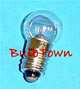  #27 MINIATURE BULB E10 BASE - 4.9 Volt .3 Amp G4-1/2 Miniature Screw (E10) Base Lamp, 1.4 MSCP, C-2R Filament Design, 30 Average Rated Hours, 1.07" Maximum Overall Length . #27 