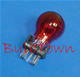  #3157R RED MINIATURE BULB PLASTIC WEDGE BASE - 12.8/14.0 Volt 2.1/0.48 Amp Painted Red S-8, Plastic Wedge Base, C-6/C-6 Filament Design, 1,200/5,000 Average Rated Hours, 2.09" Maximum Overall Length 